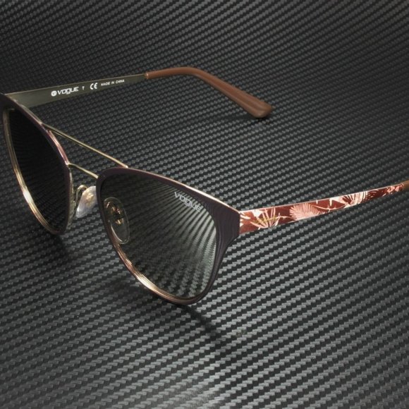 Vogue Women's Dark Brown and Gold Sunglasses!